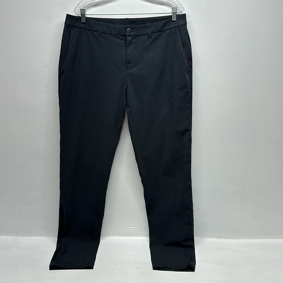 Lululemon ABC Slim Fit Trouser Warpstreme Pants Obsidian Gray Men’s 36" x 33.5" - Picture 1 of 8